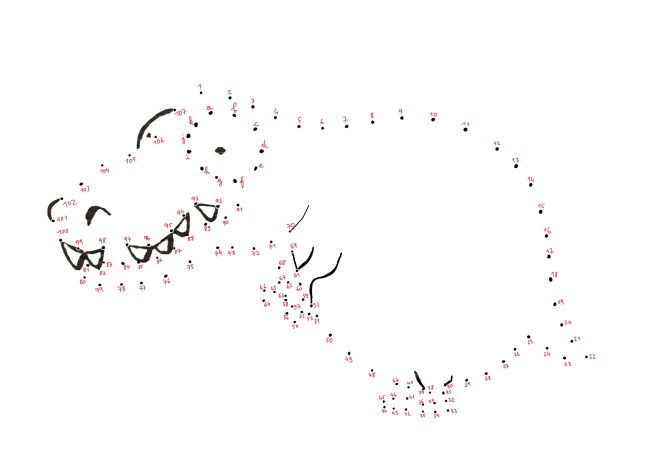 Relie les chiffres et les lettres pour découvrir ton dinosaure préféré !