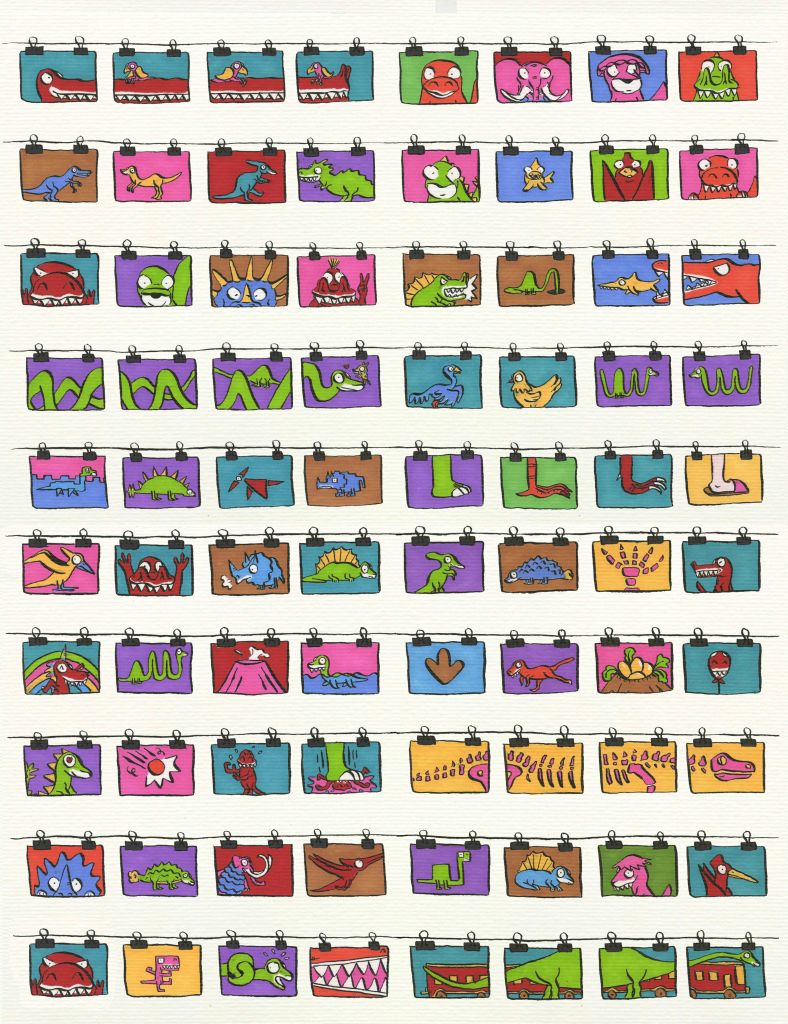 Un seul dessin est exposé deux fois. Sauras-tu le retrouver ?